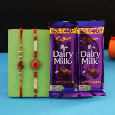 Dairy Milk Silk & Rakhi Combo