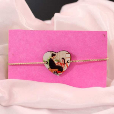 Heart-shaped Personalized Rakhi