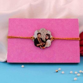 personalized photo rakhi with Cushion