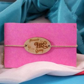 Customized Rakhi with Bamboo Plant Online