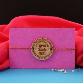 Personalized Wooden Rakhi with Mug Online