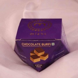 Personalized Rakhi with Chocolate Burfi Box