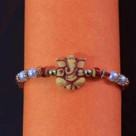 Rakhi Set Of 4 Om, Ganesh, Swastik, God