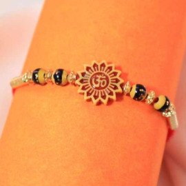 Rakhi Set Of 4 Om, Ganesh, Swastik, God