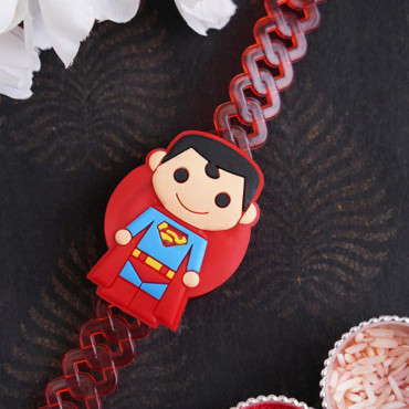 Superman Kids Rakhi Bracelet