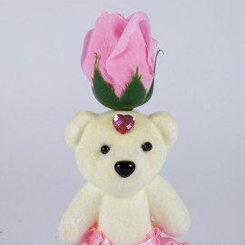 Red Rose cute Teddy with Bournville chocolate