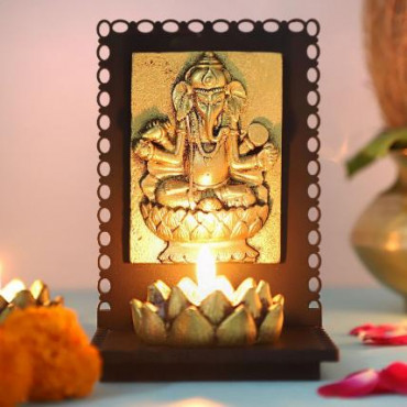 Lord Ganesha T Light Holder