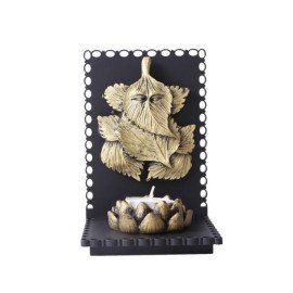 Leaf Ganesha T Light Holder