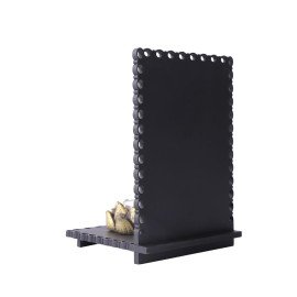 Buddha Idol With Wooden Base  and T light Holder