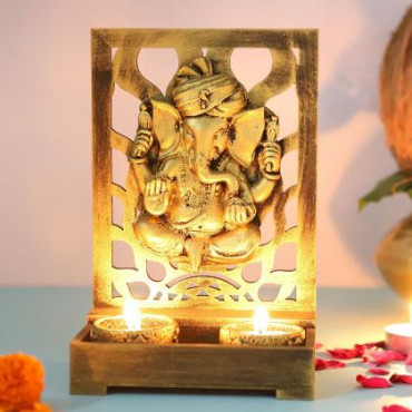 Ganesha Cute T Light holder