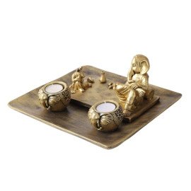 Relaxing Lord Ganesha With Rat
