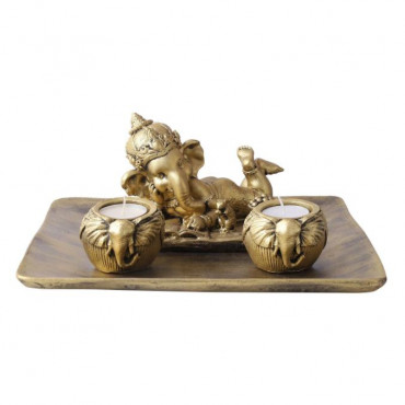 Ganesha T light holder