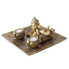 Ganesha T light holder