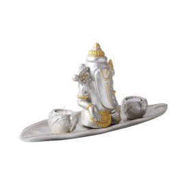 Elegance Ganesha in a Wooden Tray