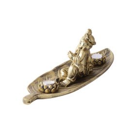Relaxing Ganesha  T light Holder