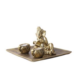 Reading Ganesha T light holder
