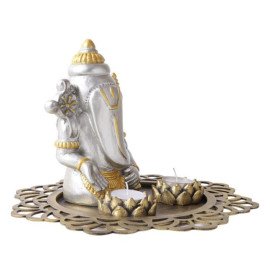 Elegance Ganesha With Wooden Tray