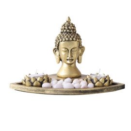 Elegant Buddha God Head in a Oval Shape Tray