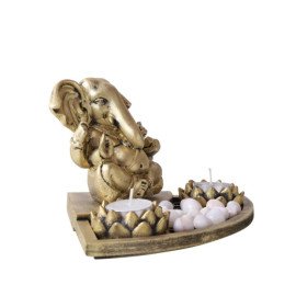 Ganpati Set in a Oval Shape Tray