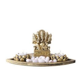 Ganesha Gift Setin a Oval Shape Tray
