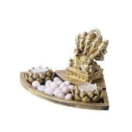 Ganesha Gift Setin a Oval Shape Tray