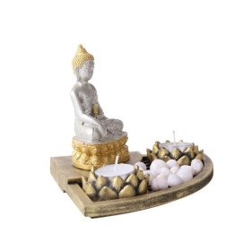 Elegant Buddha in a Decorated Tray