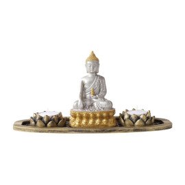 Serene Buddha in a Oval Shape Tray