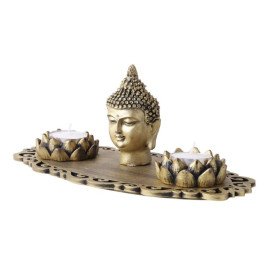 Beautiful Buddha in a Oval Shape Tray