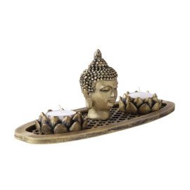 Buddha God Head in a Oval Shape Tray