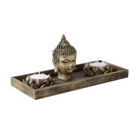 Buddha God Head with T light holder