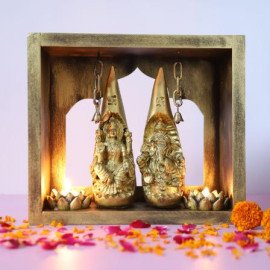 Laxmi Ganesh Decorative in  Mandir