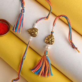 Ganesha Rakhi Duo