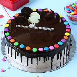Gems Chocolate Cake 500g Eggless