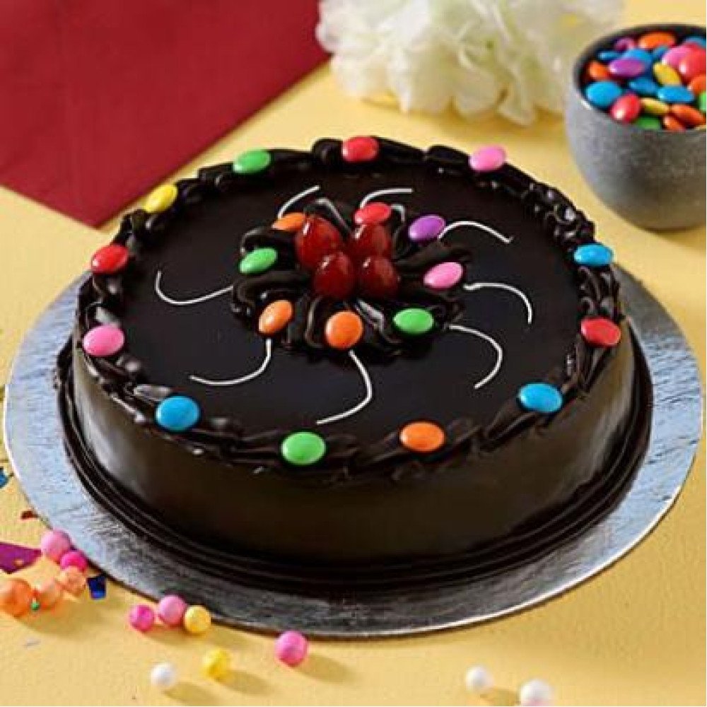 Gems Truffle Cake 500g Eggless
