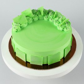 Green Kiwi Mint Sponge Cake
