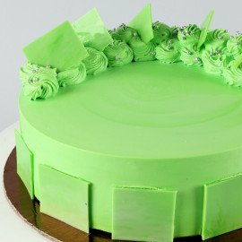 Green Kiwi Mint Sponge Cake