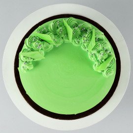 Green Kiwi Mint Sponge Cake