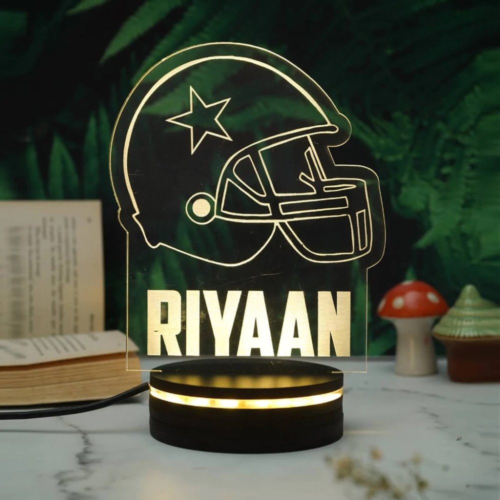 Sports Fan Personalized Night Lamp