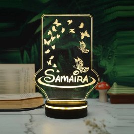 Butterfly Personalized Night Lamp