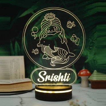 Mermaid Personalized Night Lamp