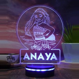 Princess Personalized Night Lamp