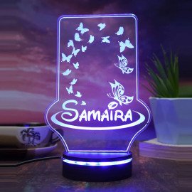 Butterfly Personalized Night Lamp