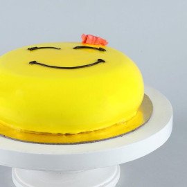 Happy Emoji Pineapple Cake