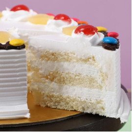 Heart Shaped Pineapple Gems Cake