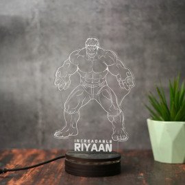 Incredible Hulk Personalized Led Night Lamp