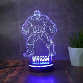 Incredible Hulk Personalized Led Night Lamp