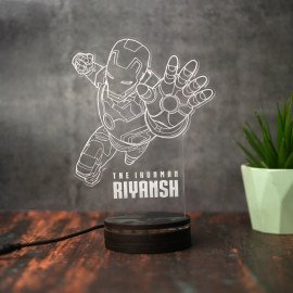 Iron Kid Personalized Led Night Lamp