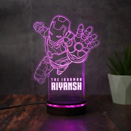 Iron Kid Personalized Led Night Lamp