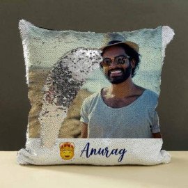 King Personalized Magic Reveal Sequin cushions