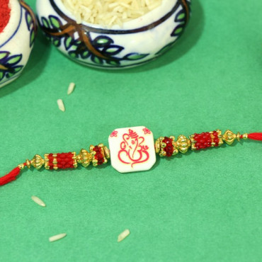 Kundan Ganesha Rakhi